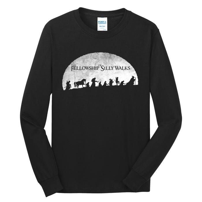 The Fellowship Of Silly Walks Tall Long Sleeve T-Shirt