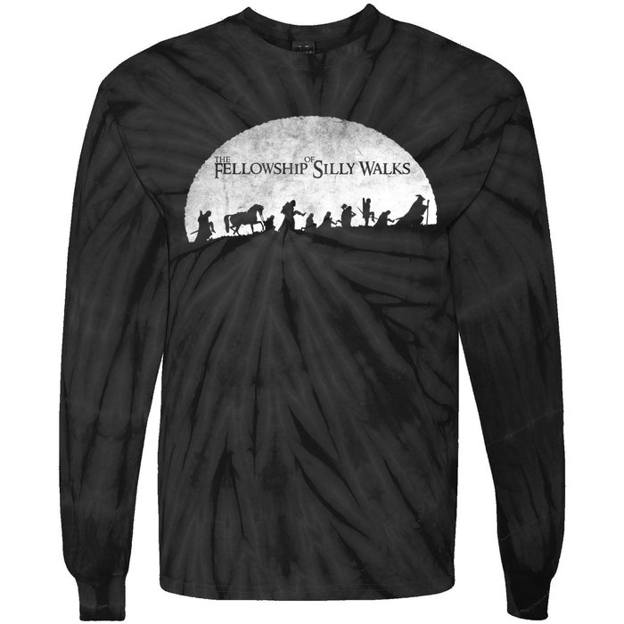 The Fellowship Of Silly Walks Tie-Dye Long Sleeve Shirt