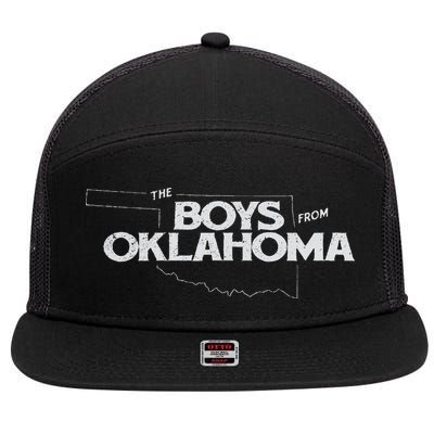 The From Oklahoma 7 Panel Mesh Trucker Snapback Hat