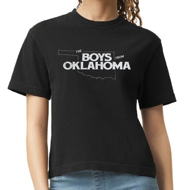 The From Oklahoma Comfort Colors Boxy T-Shirt