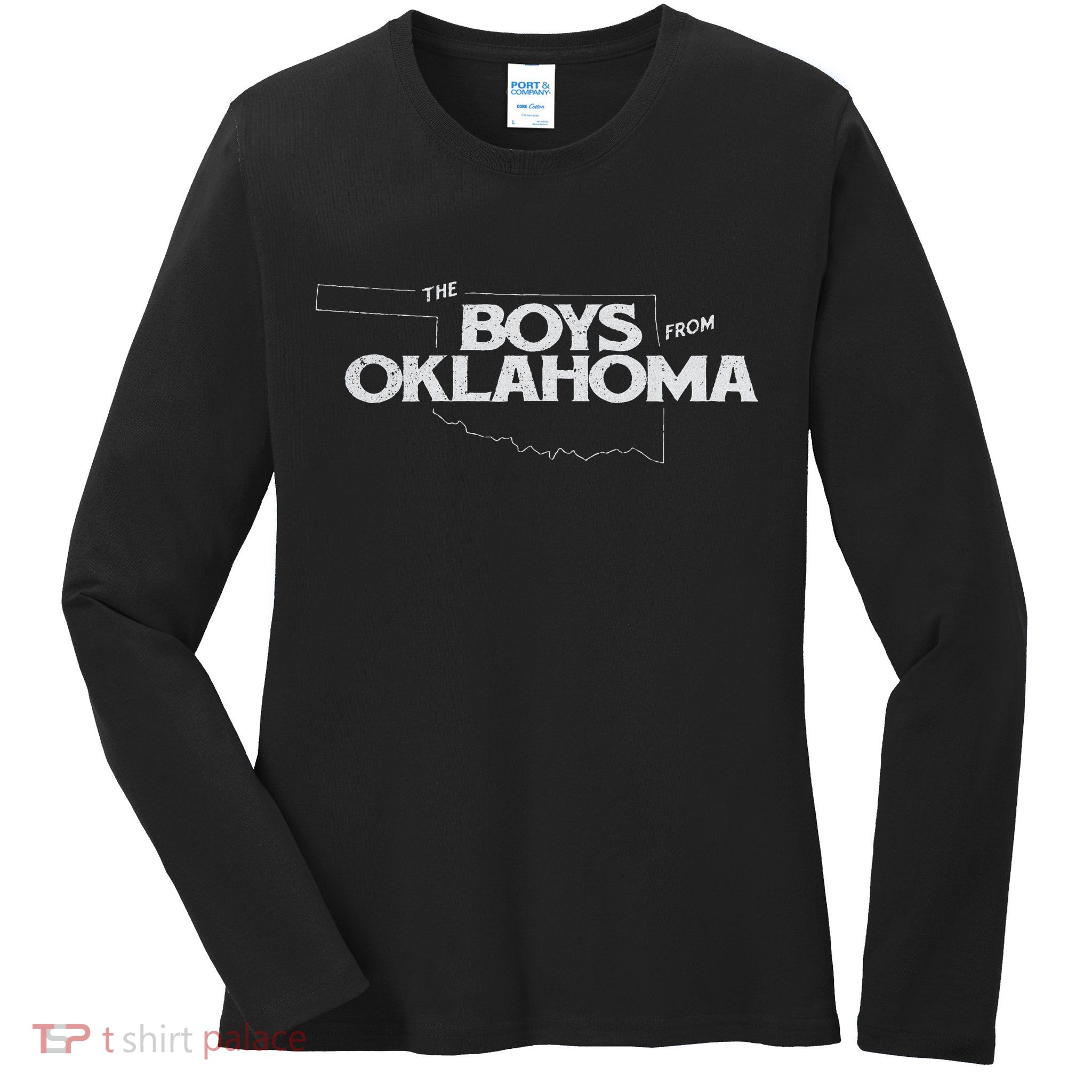The From Oklahoma Ladies Long Sleeve Shirt