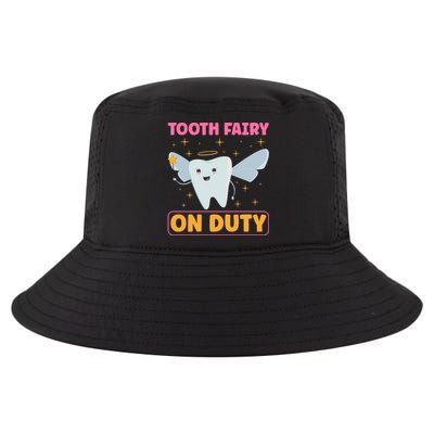 Tooth Fairy On Duty Tooth Fairy Costume Dentist Hygienist Cute Gift Cool Comfort Performance Bucket Hat