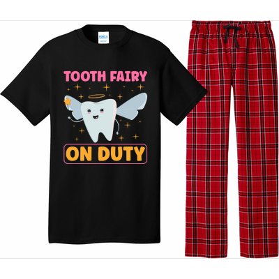 Tooth Fairy On Duty Tooth Fairy Costume Dentist Hygienist Cute Gift Pajama Set