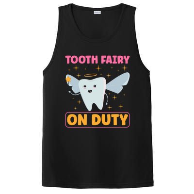 Tooth Fairy On Duty Tooth Fairy Costume Dentist Hygienist Cute Gift PosiCharge Competitor Tank