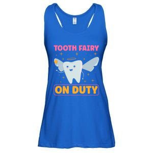 Tooth Fairy On Duty Tooth Fairy Costume Dentist Hygienist Cute Gift Ladies Essential Flowy Tank