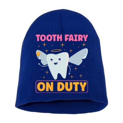 Tooth Fairy On Duty Tooth Fairy Costume Dentist Hygienist Cute Gift Short Acrylic Beanie