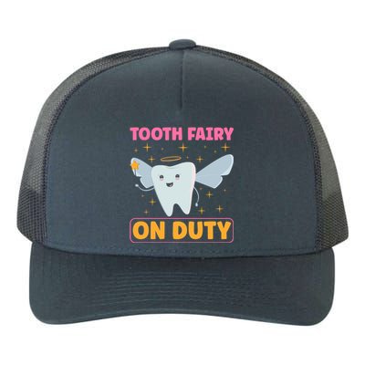 Tooth Fairy On Duty Tooth Fairy Costume Dentist Hygienist Cute Gift Yupoong Adult 5-Panel Trucker Hat