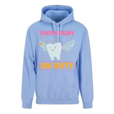 Tooth Fairy On Duty Tooth Fairy Costume Dentist Hygienist Cute Gift Unisex Surf Hoodie