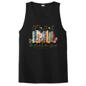 The Fruit Of The Spirit Bible Verse Floral Books Christian PosiCharge Competitor Tank