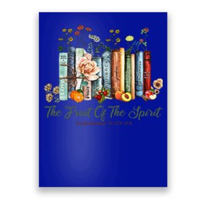 The Fruit Of The Spirit Bible Verse Floral Books Christian Poster