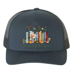 The Fruit Of The Spirit Bible Verse Floral Books Christian Yupoong Adult 5-Panel Trucker Hat