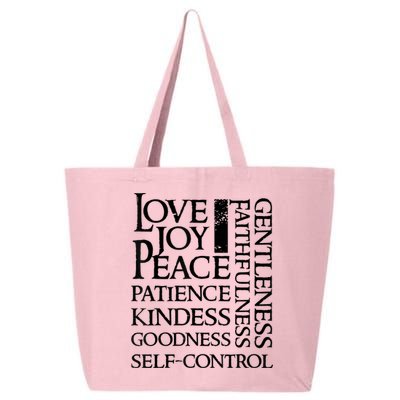 The Fruit Of The Spirit Christian Bible Verse 25L Jumbo Tote
