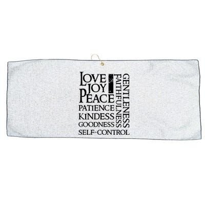 The Fruit Of The Spirit Christian Bible Verse Large Microfiber Waffle Golf Towel