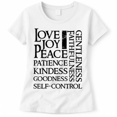 The Fruit Of The Spirit Christian Bible Verse Womens T-Shirt