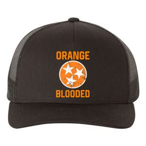 Tennessee Fan Orange Blooded Funny Sports Fan State Flag Tn Yupoong Adult 5-Panel Trucker Hat