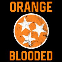 Tennessee Fan Orange Blooded Funny Sports Fan State Flag Tn Cooling Performance Crew T-Shirt