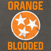 Tennessee Fan Orange Blooded Funny Sports Fan State Flag Tn Cotton Canvas Backpack