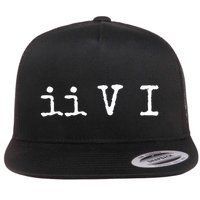 Two Five One Ii V I Jazz Chord Progression Music Flat Bill Trucker Hat