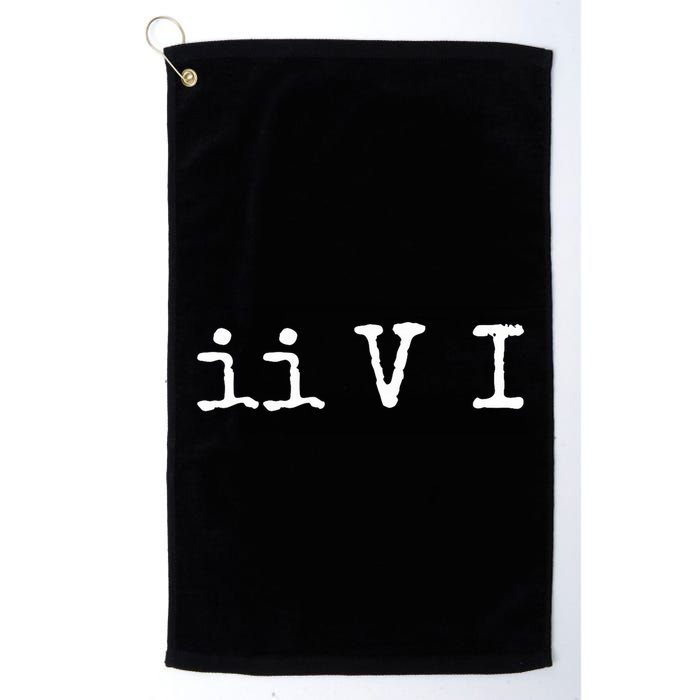 Two Five One Ii V I Jazz Chord Progression Music Golf Towel