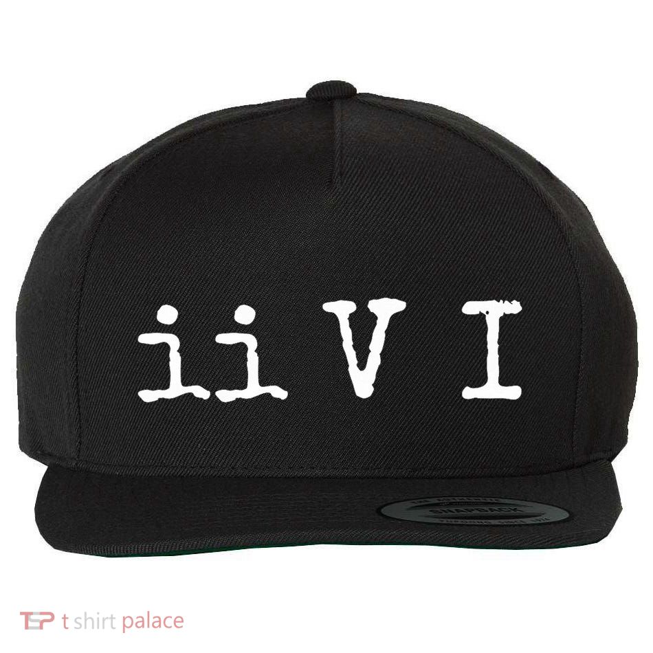 Two Five One Ii V I Jazz Chord Progression Music Wool Snapback Cap