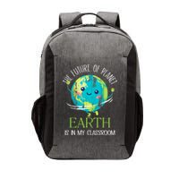 The Future Of Planet Earth Is In My Classroom Teacher Vector Backpack