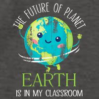 The Future Of Planet Earth Is In My Classroom Teacher Vector Backpack