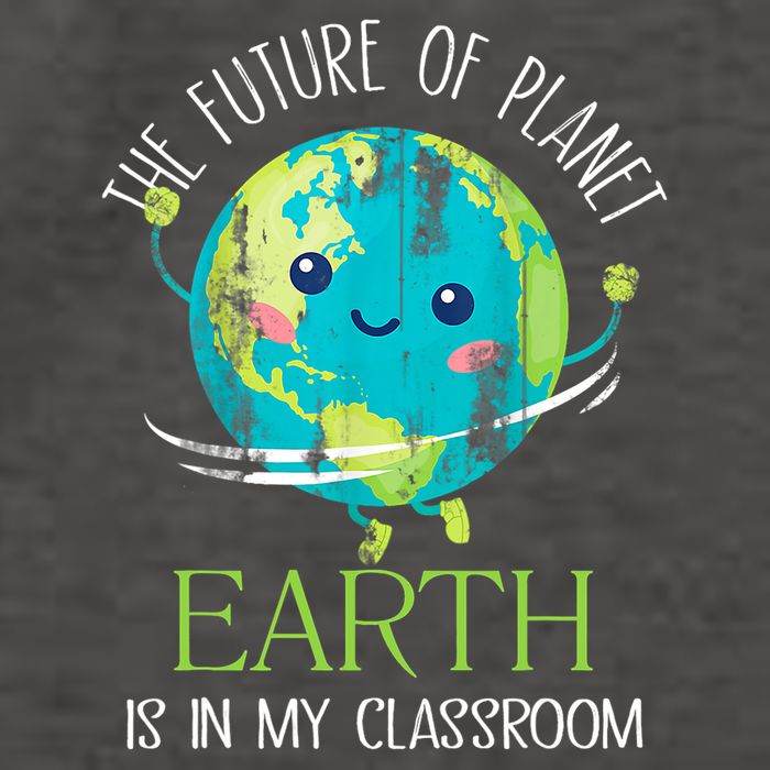 The Future Of Planet Earth Is In My Classroom Teacher Vector Backpack