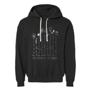 The Fruit Of The Spirit Galatians Christian Cross Jesus Garment-Dyed Fleece Hoodie