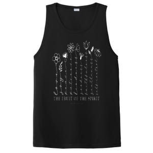 The Fruit Of The Spirit Galatians Christian Cross Jesus PosiCharge Competitor Tank