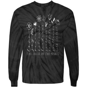 The Fruit Of The Spirit Galatians Christian Cross Jesus Tie-Dye Long Sleeve Shirt