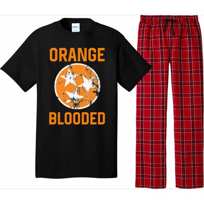 Tennessee Fan Orange Blooded Vol Sports Fan State Flag TN Pajama Set