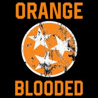 Tennessee Fan Orange Blooded Vol Sports Fan State Flag TN Womens T-Shirt