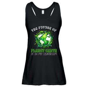 The Future Of Planet Earth Is In My Classroom 2024 Earth Day Ladies Essential Flowy Tank