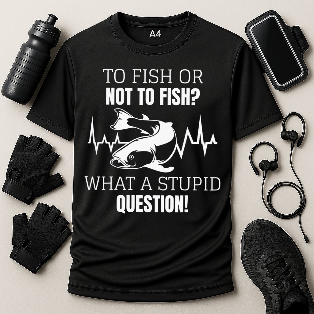 To Fish Or Not To Fish What A Stupid Question Cooling Performance Crew T-Shirt