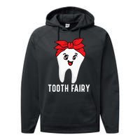 Tooth Fairy Oral Hygienist Dental Assistant Dentist Performance Fleece Hoodie