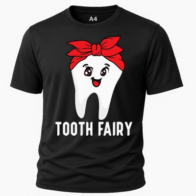 Tooth Fairy Oral Hygienist Dental Assistant Dentist Cooling Performance Crew T-Shirt