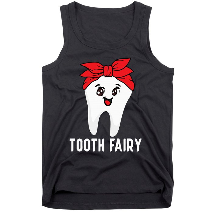 Tooth Fairy Oral Hygienist Dental Assistant Dentist Tank Top