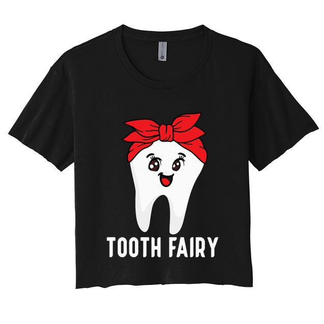Tooth Fairy Oral Hygienist Dental Assistant Dentist Crop Top