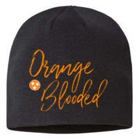 Tennessee Fan Orange Blooded Vol Sports Fan State Flag Tn Sustainable Beanie