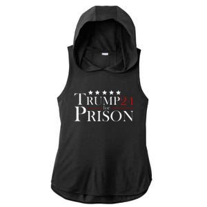 Trump For Prison 2024 Support Trump 4th Of July Ladies PosiCharge Tri-Blend Wicking Draft Hoodie Tank