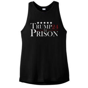 Trump For Prison 2024 Support Trump 4th Of July Ladies PosiCharge Tri-Blend Wicking Tank