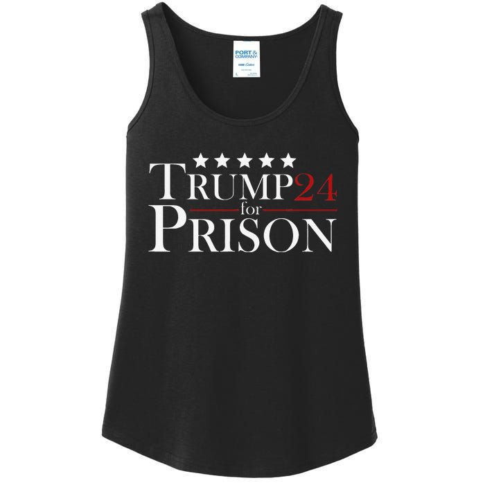 Trump For Prison 2024 Support Trump 4th Of July Ladies Essential Tank