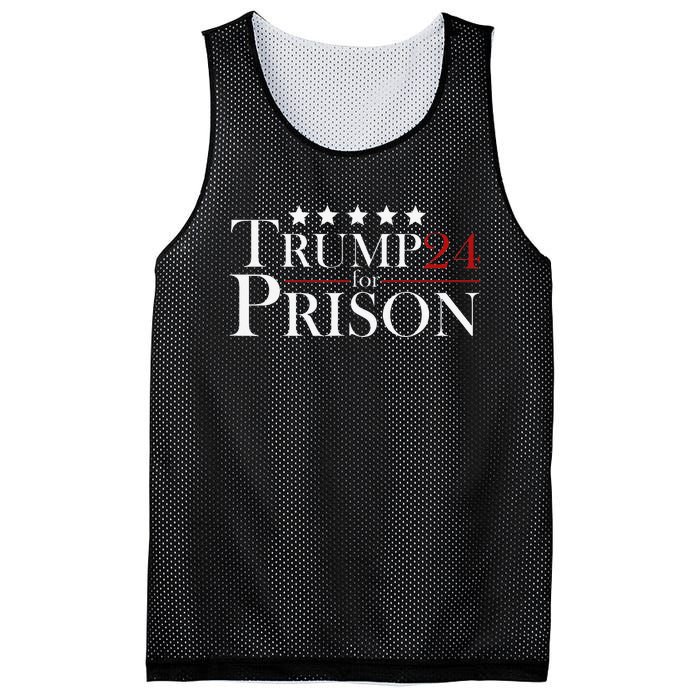 Trump For Prison 2024 Support Trump 4th Of July Mesh Reversible Basketball Jersey Tank