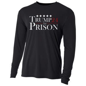 Trump For Prison 2024 Support Trump 4th Of July Cooling Performance Long Sleeve Crew