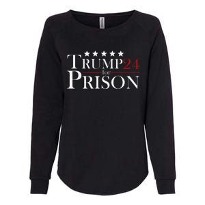 Trump For Prison 2024 Support Trump 4th Of July Womens California Wash Sweatshirt