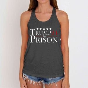 Trump For Prison 2024 Support Trump 4th Of July Women's Knotted Racerback Tank