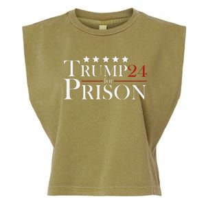 Trump For Prison 2024 Support Trump 4th Of July Garment-Dyed Women's Muscle Tee