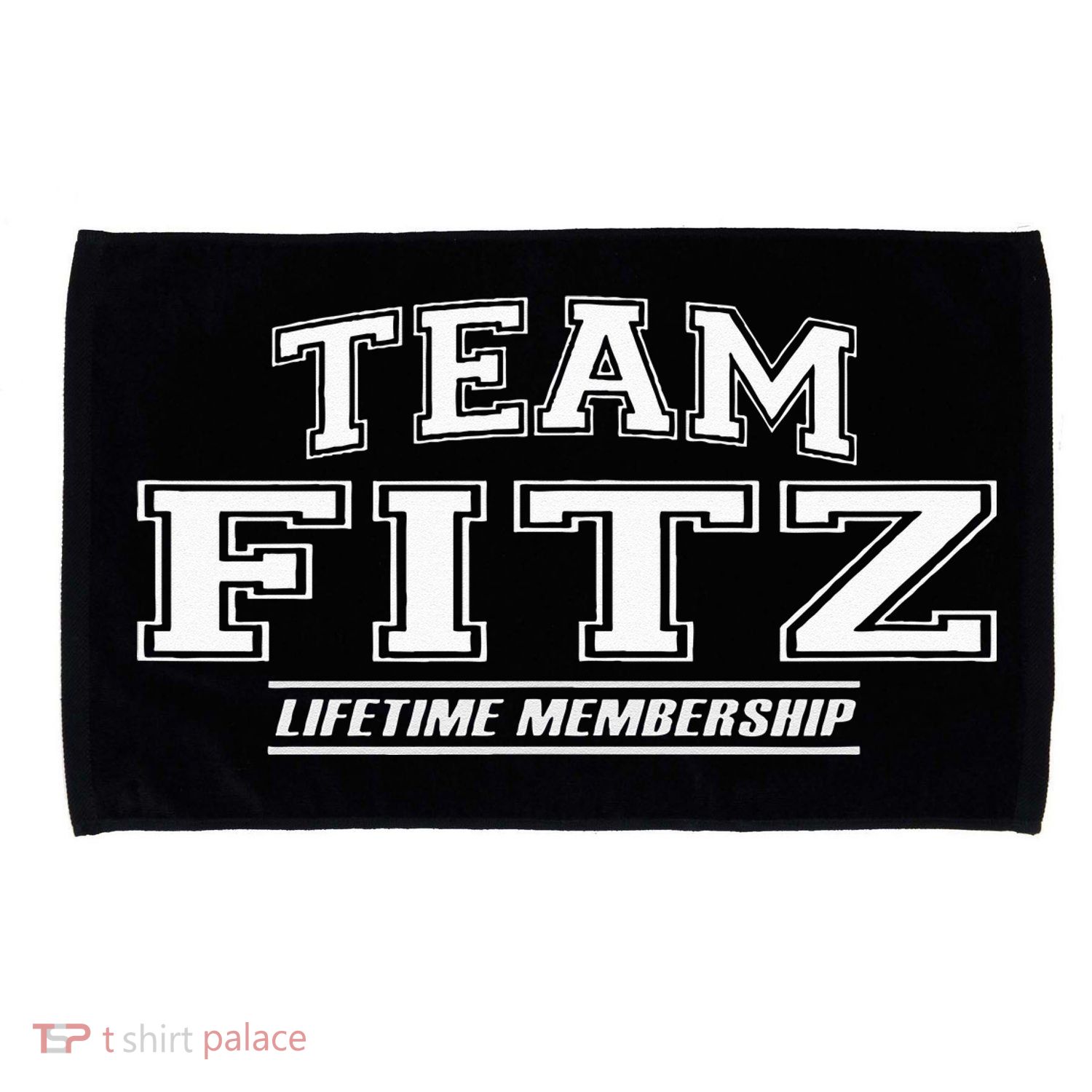 Team Fitz Proud Family Surname Last Name Microfiber Hand Towel