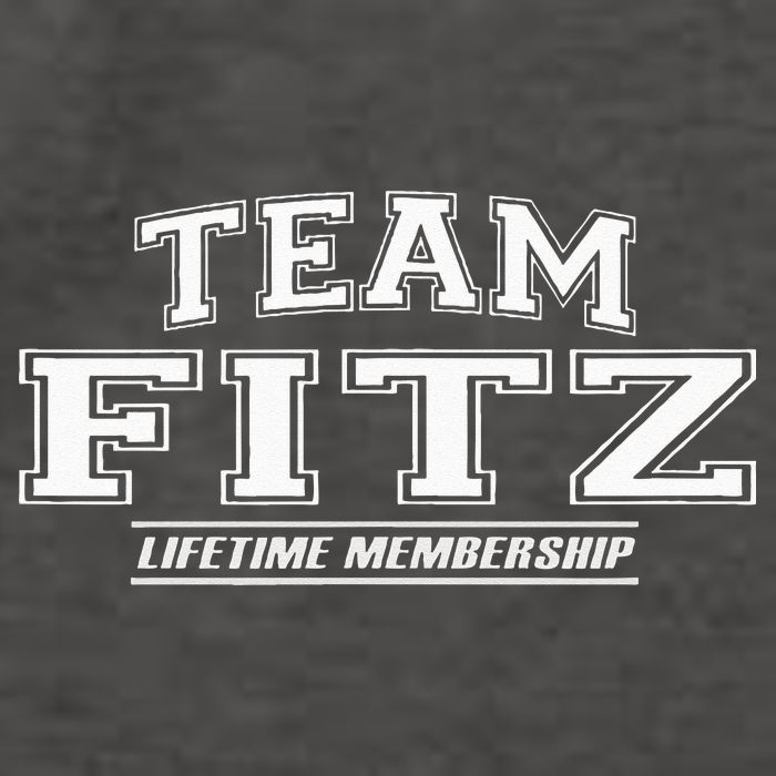 Team Fitz Proud Family Surname Last Name Vector Backpack