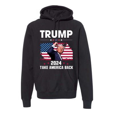 Trump Fist Pump Shot Premium Hoodie